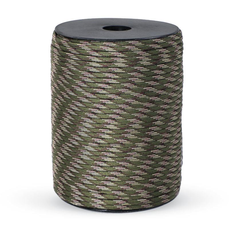 100 M Shaft-mounted 9-core Outdoor Mountaineering Camping Emergency Survival Rope